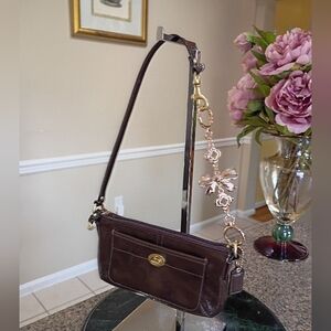 Coach Ergo patent leather wristlet